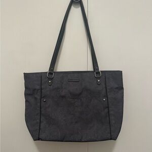 Sakroots Grey Metro Tote Bag Purse
